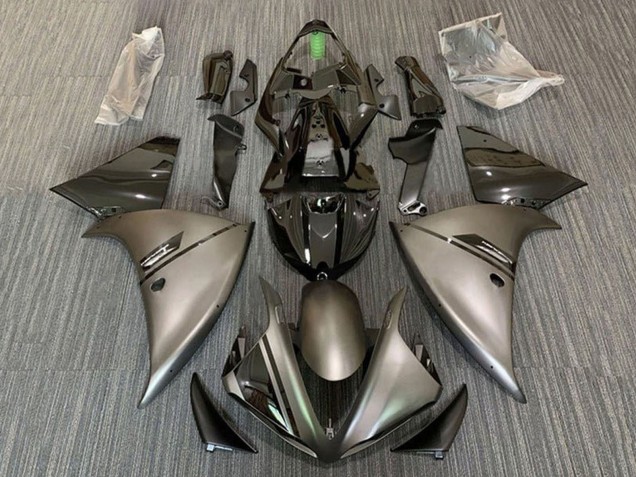 2009-2011 Yamaha YZF 1000 R1 Motorcycle Fairings - Glossy Black Matte Grey UK Manufacturers