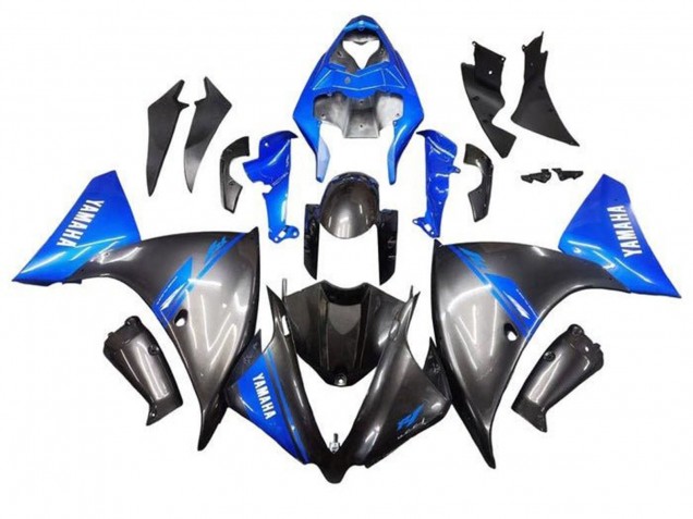 2009-2011 Yamaha YZF 1000 R1 Motorcycle Fairings - Blue Grey Black UK Manufacturers