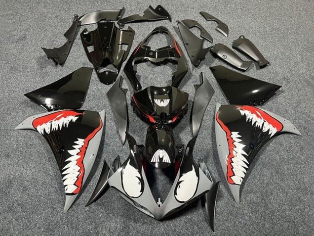 2009-2011 Yamaha YZF 1000 R1 Motorcycle Fairings - Grey Black Red White Shark UK Manufacturers