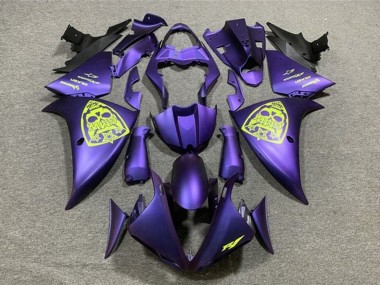 2009-2011 Yamaha YZF 1000 R1 Motorcycle Fairings - Purple Neon Yellow UK Manufacturers