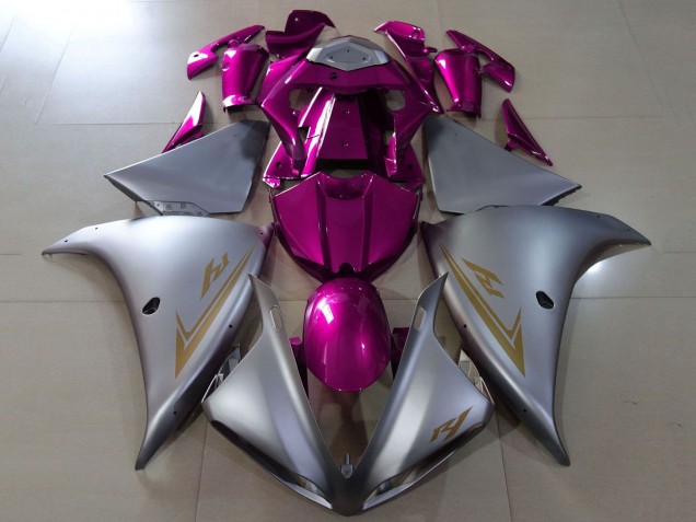 2009-2011 Yamaha YZF 1000 R1 Motorcycle Fairings - Silver Purple UK Manufacturers