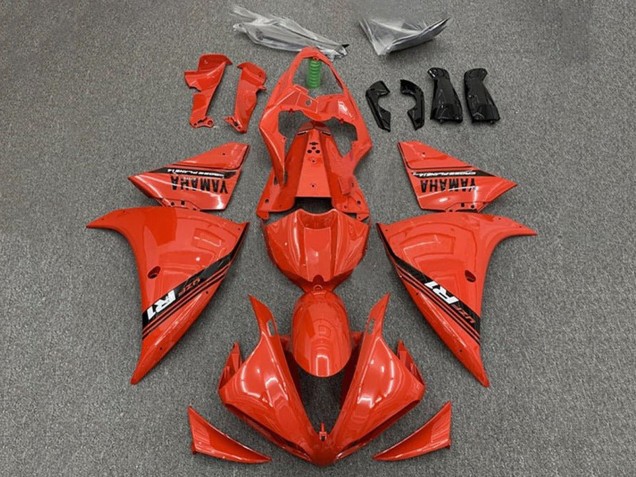 2009-2011 Yamaha YZF 1000 R1 Motorcycle Fairings - Red Black UK Manufacturers
