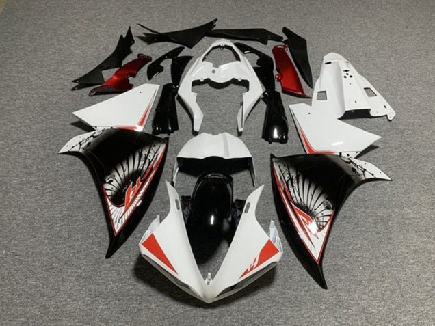 2009-2011 Yamaha YZF 1000 R1 Motorcycle Fairing Kits - White Red Black UK Manufacturers