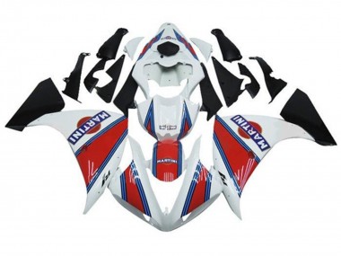 2009-2011 Yamaha YZF 1000 R1 Motorcycle Fairings - White Red Blue Black Martini UK Manufacturers