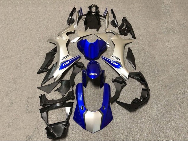 2015-2019 Yamaha YZF 1000 R1 Motorcycle Fairings - Silver Blue UK Manufacturers