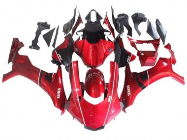 2015-2019 Yamaha YZF 1000 R1 Motorcycle Fairing - Red Black White Stripe UK Manufacturers