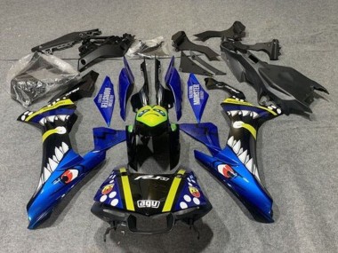 2015-2019 Yamaha YZF 1000 R1 Motorcycle Fairings - Blue Yellow Black Shark UK Manufacturers