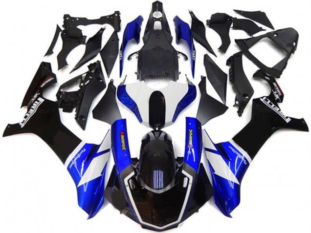 2015-2019 Yamaha YZF 1000 R1 Motorcycle Fairing Kits - Blue White Glossy Black UK Manufacturers