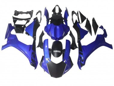 2015-2019 Yamaha YZF 1000 R1 Motorcycle Fairing - Blue Matte Black UK Manufacturers