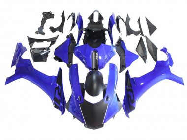 2015-2019 Yamaha YZF 1000 R1 Motorcycle Fairings - Blue Matte Black UK Manufacturers