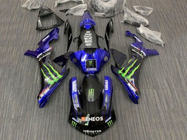 2015-2019 Yamaha YZF 1000 R1 Motorcycle Fairings - Blue Black Monster ENEOS UK Manufacturers