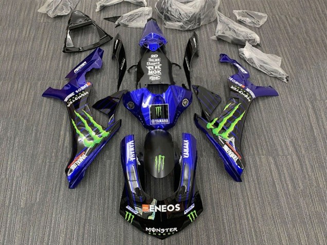 2015-2019 Yamaha YZF 1000 R1 Motorcycle Fairings - Blue Black Monster ENEOS UK Manufacturers