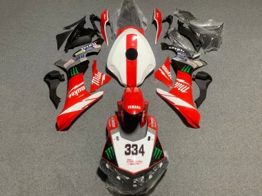 2015-2019 Yamaha YZF 1000 R1 Motorcycle Fairings - White Red Black Green Monster Milwaukee 334 UK Manufacturers