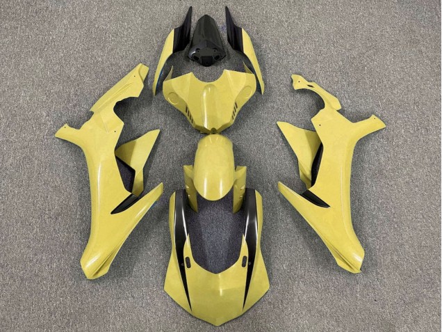2015-2019 Yamaha YZF 1000 R1 Motorcycle Fairings - Yellow Glossy Black UK Manufacturers