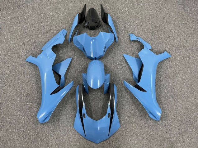 2015-2019 Yamaha YZF 1000 R1 Motorcycle Fairings - Light Blue Glossy Black UK Manufacturers