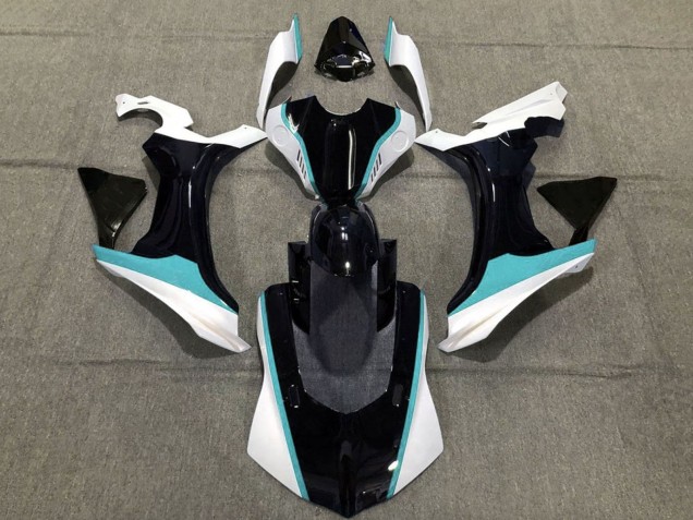 2015-2019 Yamaha YZF 1000 R1 Motorcycle Fairings - Black White Teal Blue UK Manufacturers