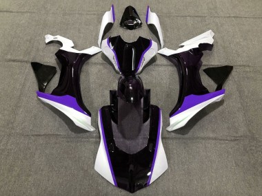 2015-2019 Yamaha YZF 1000 R1 Motorcycle Fairings - White Glossy Black Purple UK Manufacturers