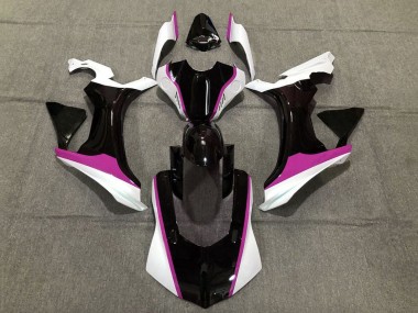 2015-2019 Yamaha YZF 1000 R1 Motorcycle Fairings - White Glossy Black Pink UK Manufacturers