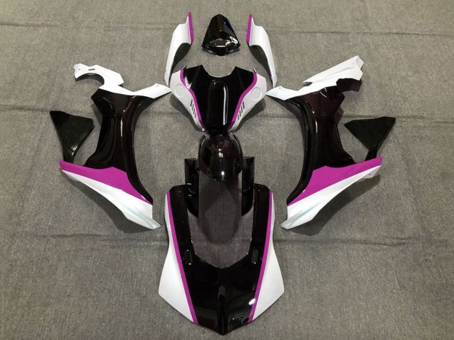 2015-2019 Yamaha YZF 1000 R1 Motorcycle Fairings - White Glossy Black Pink UK Manufacturers