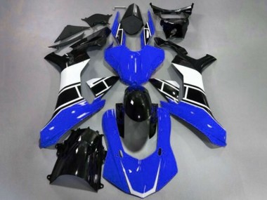 2015-2019 Yamaha YZF 1000 R1 Motorcycle Fairing - Blue White Glossy Black UK Manufacturers