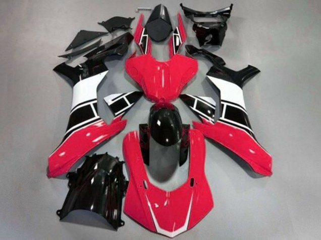 2015-2019 Yamaha YZF 1000 R1 Motorcycle Fairing - Red White Glossy Black UK Manufacturers