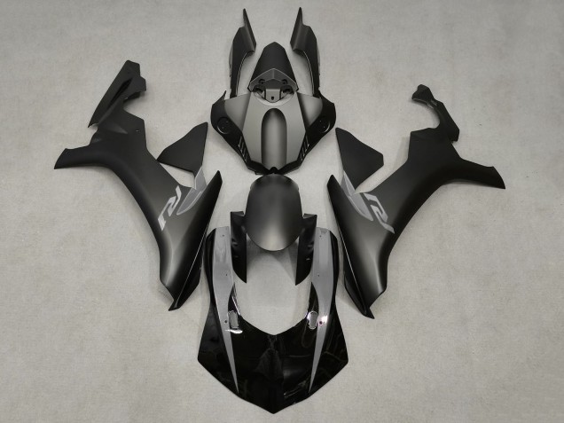 2015-2019 Yamaha YZF 1000 R1 Motorcycle Fairings - Matte Black Glossy Black UK Manufacturers