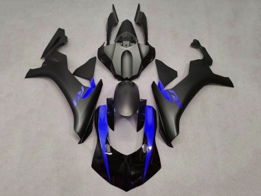 2015-2019 Yamaha YZF 1000 R1 Motorcycle Fairings - Matte Black Glossy Black Blue UK Manufacturers