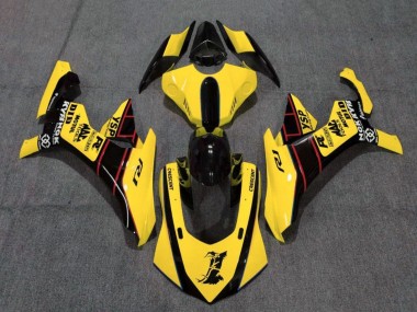 2015-2019 Yamaha YZF 1000 R1 Motorcycle Fairings - Yellow Red Black UK Manufacturers