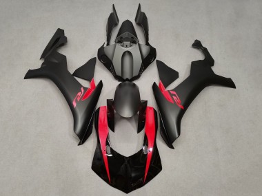 2015-2019 Yamaha YZF 1000 R1 Motorcycle Fairings - Matte Black Glossy Black Red UK Manufacturers