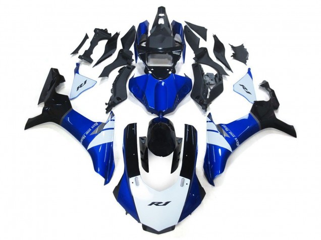 2015-2019 Yamaha YZF 1000 R1 Motorcycle Fairings - White Blue Black UK Manufacturers