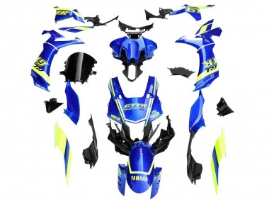 2020-2025 Yamaha YZF 1000 R1 Motorcycle Fairings - Blue Yellow White GYTR UK Manufacturers