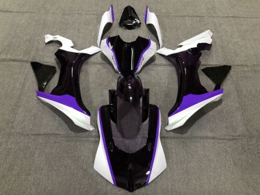 2020-2025 Yamaha YZF 1000 R1 Motorcycle Fairings - White Purple Glossy Black UK Manufacturers