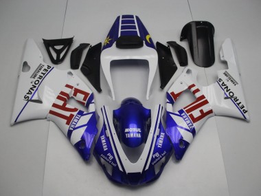 1998-1999 Yamaha YZF 1000 R1 Motorcycle Fairings - White Blue Red Yellow Fiat Petronas Motul UK Manufacturers