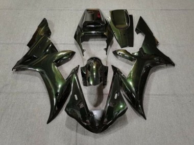 2002-2003 Yamaha YZF 1000 R1 Motorcycle Fairings - Dark Green Chameleon UK Manufacturers