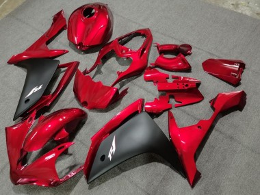2004-2006 Yamaha YZF 1000 R1 Motorcycle Fairings - Red Matte Black UK Manufacturers