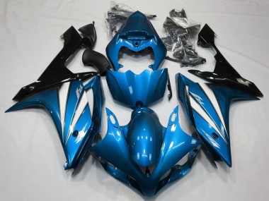 2007-2008 Yamaha YZF 1000 R1 Motorcycle Fairings - Blue White Black UK Manufacturers