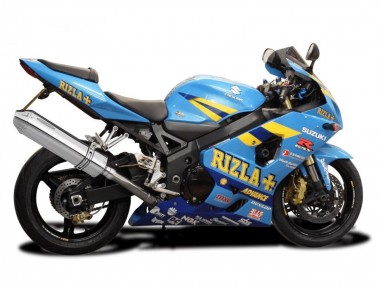 2004-2005 Suzuki GSXR 600 / GSXR 750 Motorcycle Fairings - Light Blue Yellow Rizla Motul UK Manufacturers