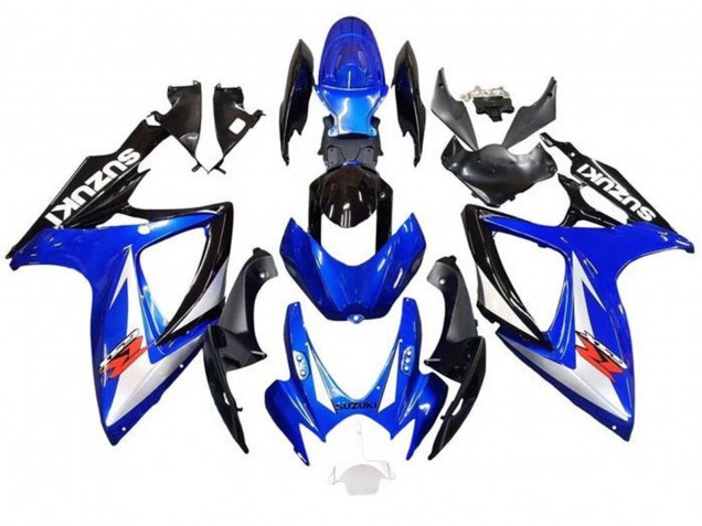 2006-2007 Suzuki GSXR 600 / GSXR 750 Motorcycle Fairings - Blue White Black Red UK Manufacturers