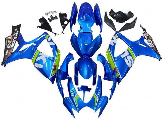2006-2007 Suzuki GSXR 600 / GSXR 750 Motorcycle Fairings - Blue White Green Black UK Manufacturers