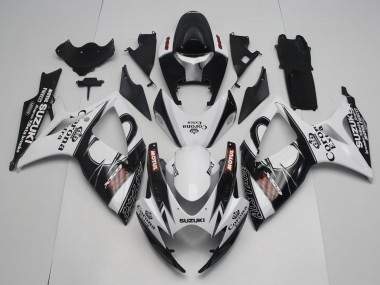 2006-2007 Suzuki GSXR 600 / GSXR 750 Motorcycle Fairings - White Black Red Corona Extra Motul Alstare UK Manufacturers