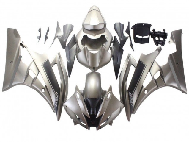 2006-2007 Yamaha YZF R6 Motorcycle Fairings - Silver Grey UK Manufacturers