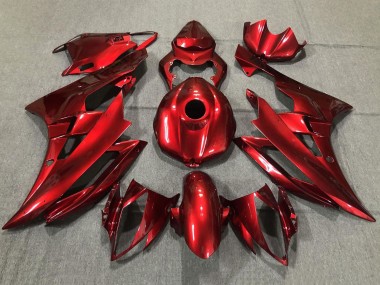 2006-2007 Yamaha YZF R6 Motorcycle Fairings - Red UK Manufacturers