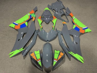 2008-2016 Yamaha YZF R6 Motorcycle Fairings - Nardo Grey Neon Green Color Wheel UK Manufacturers