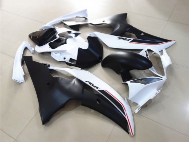 2008-2016 Yamaha YZF R6 Motorcycle Fairings - White Matte Black Red UK Manufacturers