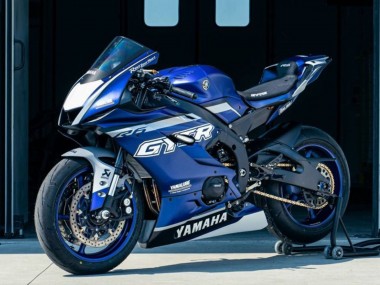 2017-2023 Yamaha YZF R6 Motorcycle Fairings - Blue Silver GYTR UK Manufacturers