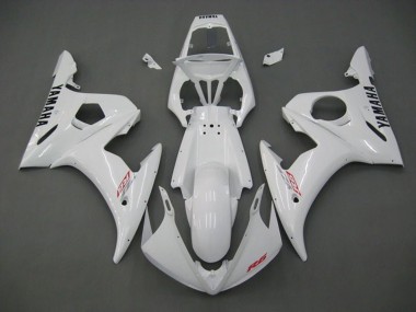 2005 Yamaha YZF R6 Motorcycle Fairings - White Red Black UK Manufacturers