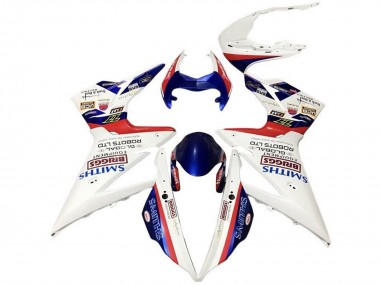 2013-2016 Triumph Daytona 675 Triple Motorcycle Fairings - White Red Blue Smiths UK Manufacturers