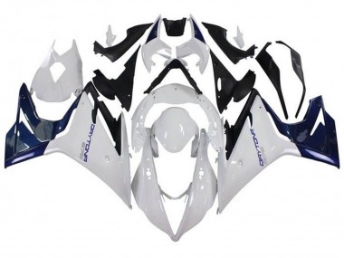 2013-2016 Triumph Daytona 675 Triple Motorcycle Fairings - White Blue UK Manufacturers