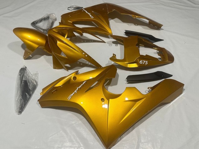 2006-2008 Triumph Daytona 675 Triple Motorcycle Fairings - Metallic Gold UK Manufacturers