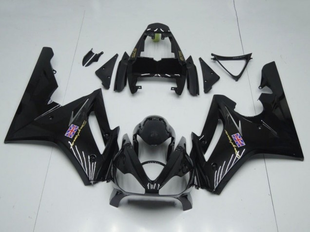2006-2008 Triumph Daytona 675 Triple Motorcycle Fairings - Glossy Black UK Manufacturers